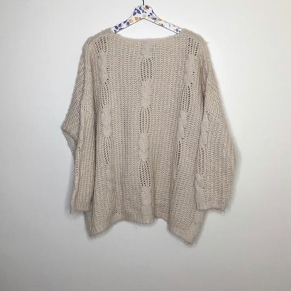 Unif x Urban Outfitters Knit Cream Sweater - Picture 3 of 5